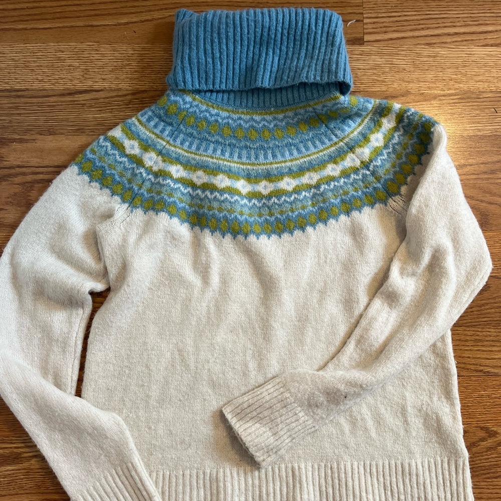 Cynthia Rowley Fair Isle Sweater